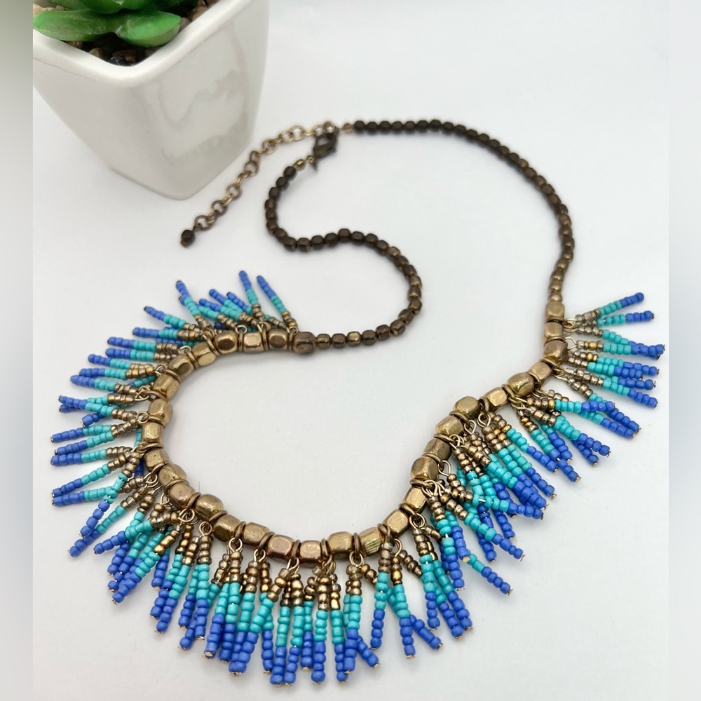 BEADED BEACH VIBE NECKLACE